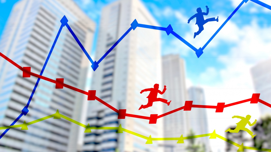 �܂���O���t�ƃr�W�l�X�}��